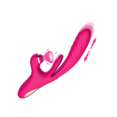 vibrador grande Talía rojo