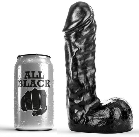 ALL BLACK - DILDO CONSOLADOR DONG 19 CM
