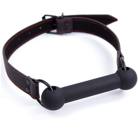 OHMAMA FETISH - PU STRAP BONE GAG