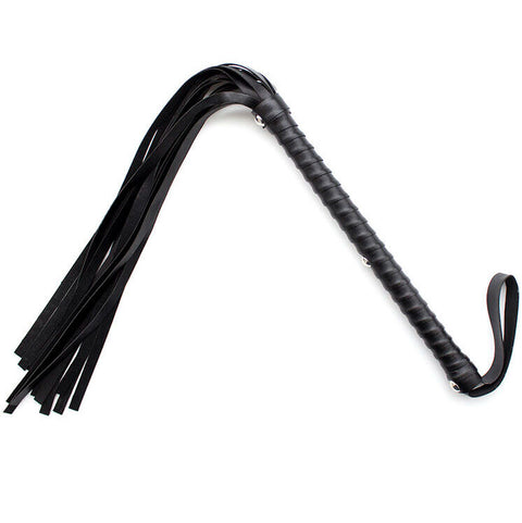 OHMAMA FETISH - LATIGO SEXUAL FINO CON MANGO TEXTURADO