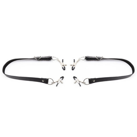 OHMAMA FETISH - CLITORIS CLAMPS WITH LEG STRAPS
