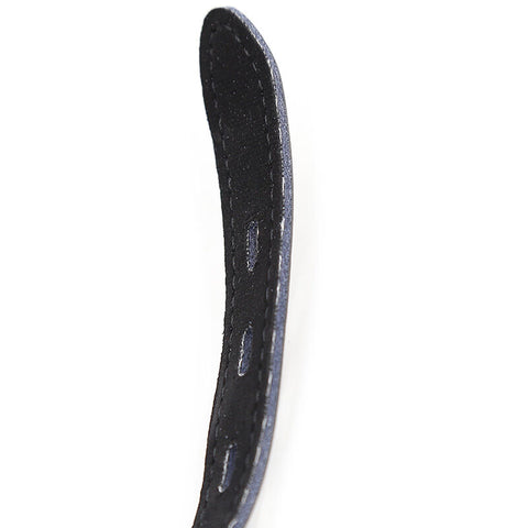 OHMAMA FETISH - SILICONE GAG WITH LEATHER STRAP (LOCK INCLUDED)