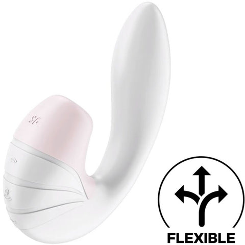 SATISFYER - SUPERNOVA ESTIMULADOR Y VIBRADOR COLOR BLANCO