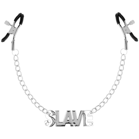 OHMAMA FETISH - NIPPLE CLAMPS WITH SLAVE CHAIN