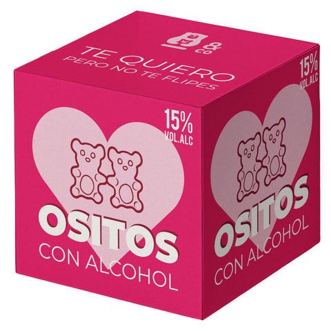 OSITO & CO - GUMMY BEARS WITH ALCOHOL, GIN, AND STRAWBERRIES