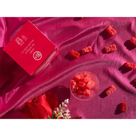 OSITO & CO - GUMMY BEARS WITH ALCOHOL, GIN, AND STRAWBERRIES