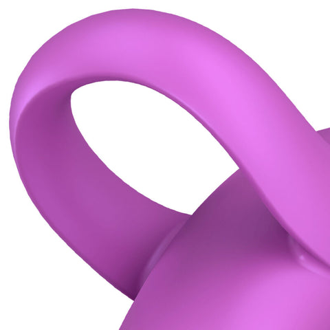 SATISFYER - BOLD LOVER WHITE VIBRATING THIMBLE