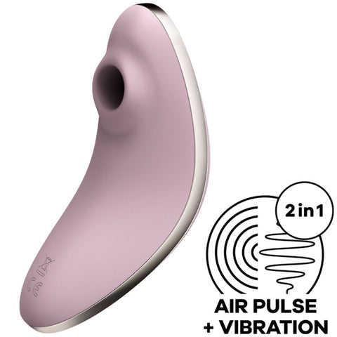 SATISFYER - VULVA LOVER 1 ESTIMULADOR Y VIBRADOR COLOR LILA