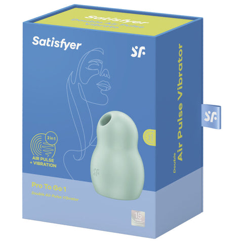 SATISFYER - PRO TO GO 1 ESTIMULADOR Y VIBRADOR DOBLE VARIOS COLORES
