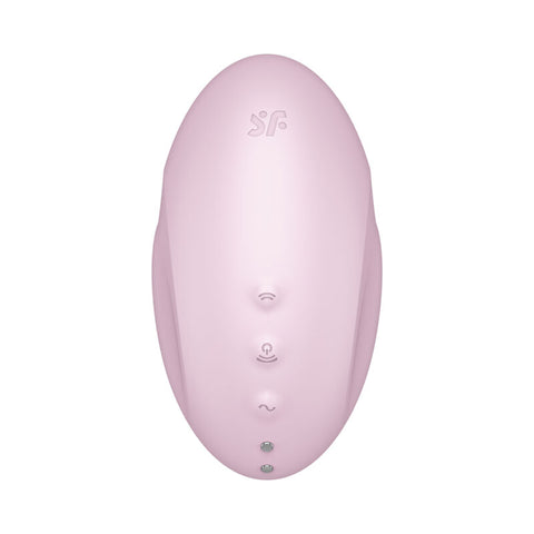 SATISFYER - VULVA LOVER 3 STIMULATOR AND VIBRATOR BLACK