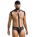 PASSION - 038 SET JOHN NEGRO S/M PACK DE LENCERÍA ERÓTICA DE HOMBRE PARA PAREJAS