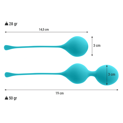 INTENSE - BOLAS KEGEL PACK KENDALL AZUL MEDIDAS