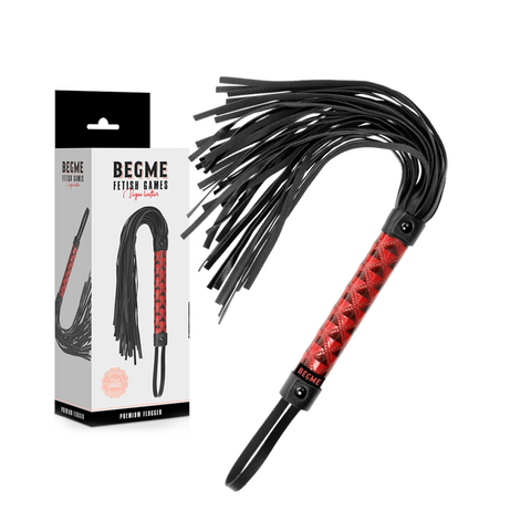 BEGME - RED EDITION LATIGO ERÓTICO BDSM CUERO VEGANO