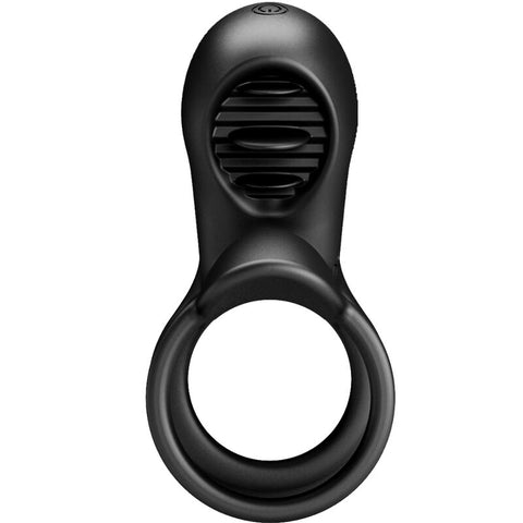 PRETTY LOVE - JAMMY PENIS SLEEVE 12 VIBRATIONS WITH RECHARGEABLE SILICONE TONGUE