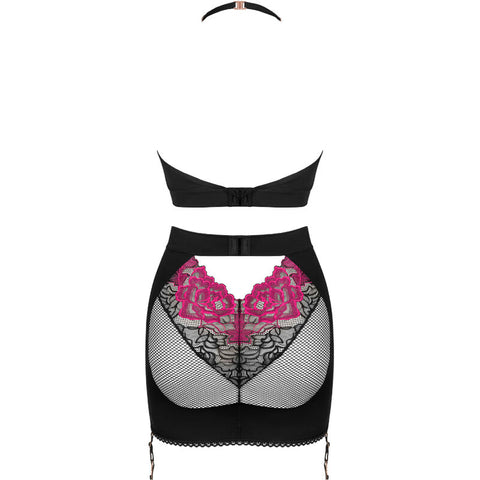 OBSESSIVE - ROSENTY TOP & FALDA XS/S