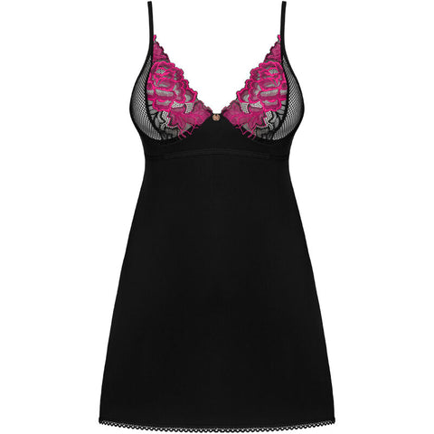 OBSESSIVE - ROSENTY CHEMISE & TANGA XS/S
