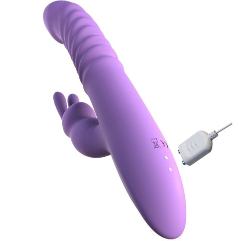 FANTASY FOR HER - RABBIT CLITORIS STIMULATOR WITH HEAT, OSCILLATION, AND VIOLET VIBRATION FUNCTION