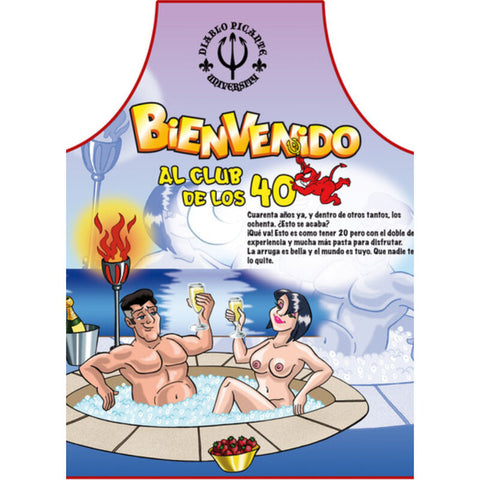 SPICY DEVIL - 40 YEARS APRON SPANISH TEXT