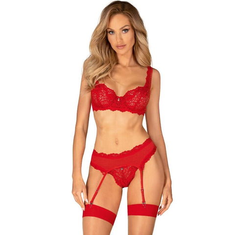 OBSESSIVE - LOVE CHERRIS 3-PIECE SET L/XL