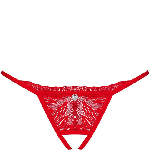 OBSESSIVE - CHILISA THONG CROTCHLESS XS/S
