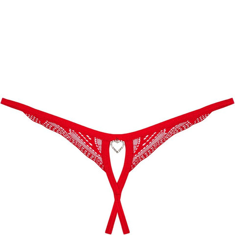 OBSESSIVE - CHILISA THONG CROTCHLESS XS/S