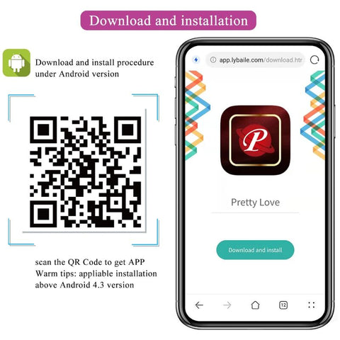 PRETTY LOVE - NYMPH APP-CONTROLLED VIBRATING EGG VIOLET