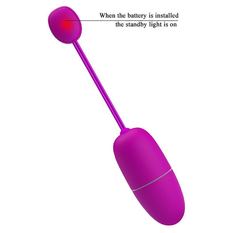 PRETTY LOVE - NYMPH APP-CONTROLLED VIBRATING EGG VIOLET