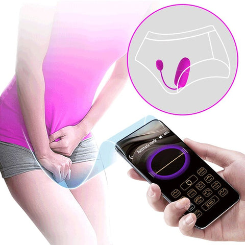 PRETTY LOVE - NYMPH APP-CONTROLLED VIBRATING EGG VIOLET
