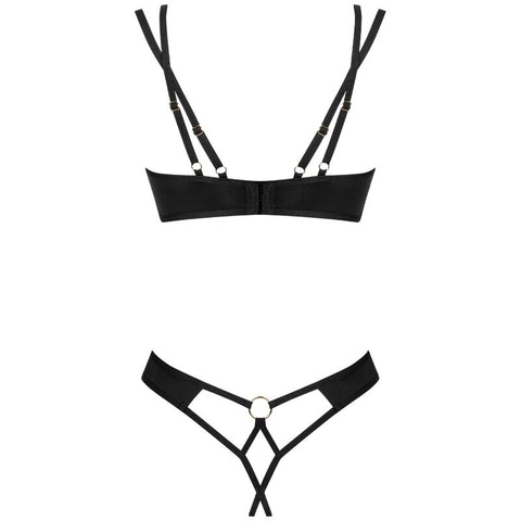 OBSESSIVE - NESARI TWO-PIECE CROTCHLESS SET M/L