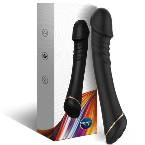 ARMONY - DILDO CONSOLADOR VIBRADOR SILICONA COLOR NEGRO