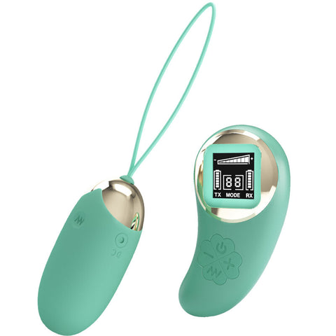 PRETTY LOVE - MINA GREEN REMOTE CONTROL VIBRATING EGG