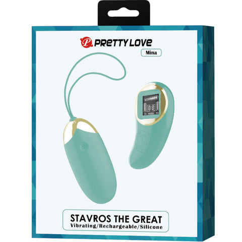 PRETTY LOVE - MINA GREEN REMOTE CONTROL VIBRATING EGG