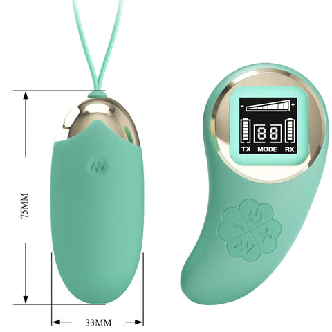 PRETTY LOVE - MINA GREEN REMOTE CONTROL VIBRATING EGG