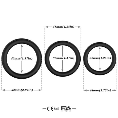ARMONY - TRIPLE LUMINOUS SILICONE RING