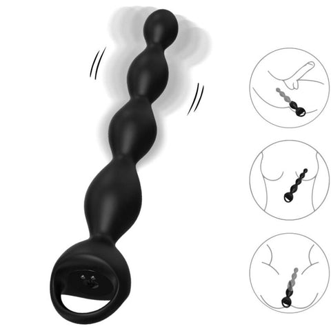ARMONY - VIBRATING THIMBLE ANAL PLUG BLACK