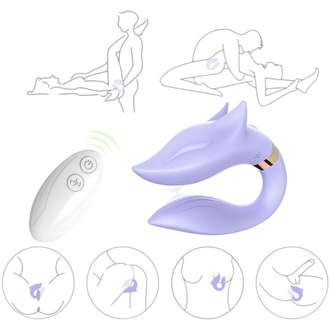 ARMONY - FOX COUPLES VIBRATOR REMOTE CONTROL VIOLET