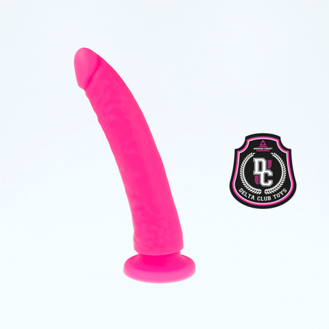 DELTA CLUB - TOYS DILDO ROSA SILICONA MEDICA 17 CM -O- 3 CM GIF