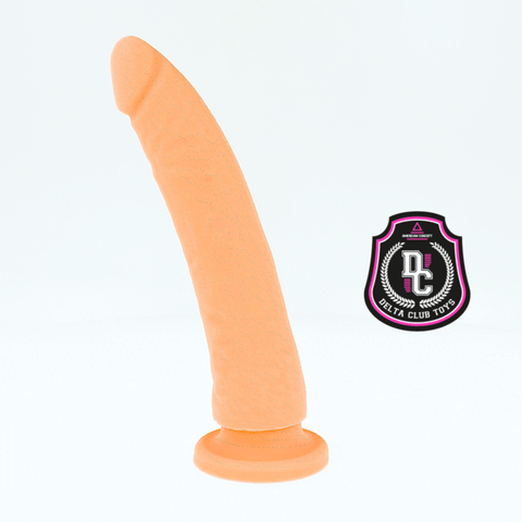 DELTA CLUB - TOYS DILDO NATURAL SILICONA MEDICA 23 CM -O- 4.5 CM gif