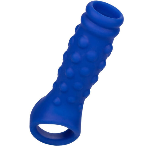 CALEXOTICS - ADMIRAL BEADED BLUE LIQUID SILICONE PENIS SLEEVE