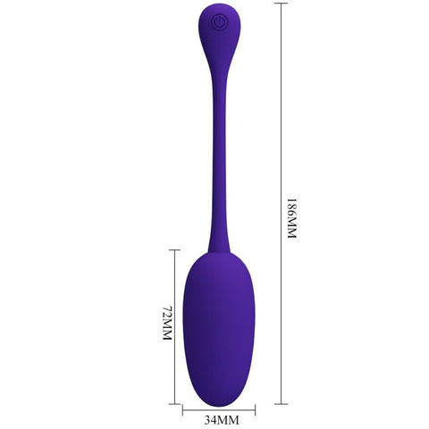 PRETTY LOVE - KNUCKER LILAC RECHARGEABLE VIBRATING EGG