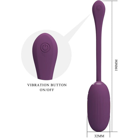 PRETTY LOVE - DOREEN LILAC RECHARGEABLE VIBRATING EGG
