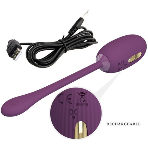 PRETTY LOVE - DOREEN LILAC RECHARGEABLE VIBRATING EGG