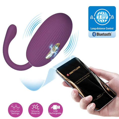 PRETTY LOVE - DOREEN LILAC RECHARGEABLE VIBRATING EGG