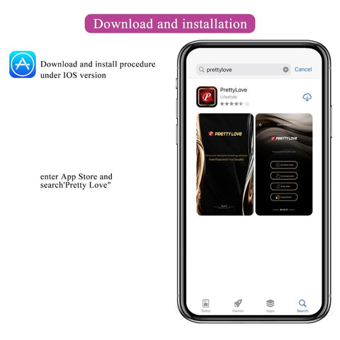 PRETTY LOVE - FISHERMAN APP-CONTROLLED LILAC VIBRATING EGG
