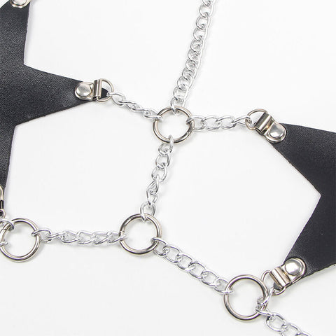SUBBLIME - FULL BODY HARNESS STAR CHAIN DETAIL ONE SIZE