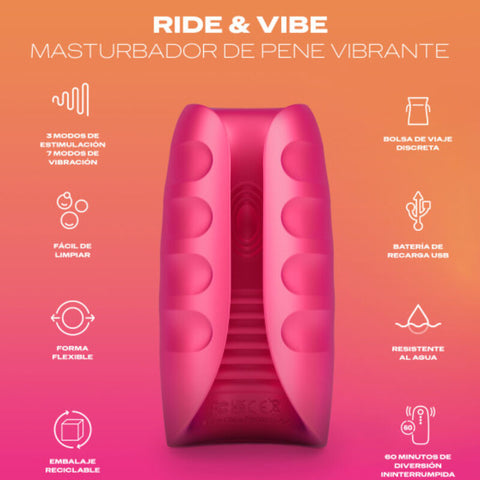 DUREX - RIDE & VIBE VIBRATOR MASTURBATOR TOY