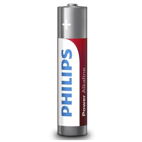 PHILIPS - POWER ALKALINE AAA BATTERY LR03 BLISTER*4