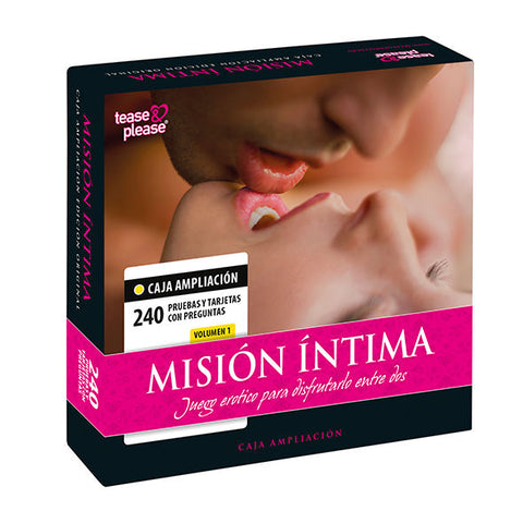 Juego de cartas eróticas TEASE & PLEASE - MISION INTIMA CAJA AMPLIACION