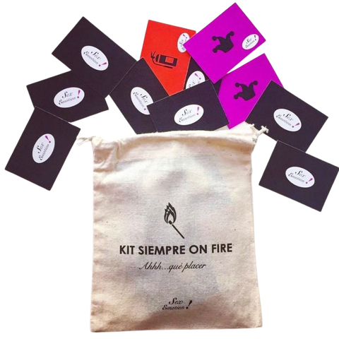 Juego de cartas eróticas - LARA - KIT SIEMPRE ON FIRE JUEGO PARA PAREJAS SEX EMOTION