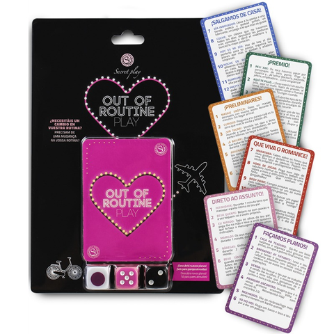 Juego de cartas eróticas SECRETPLAY -  CAMBIA TU RUTINA (ES/EN)